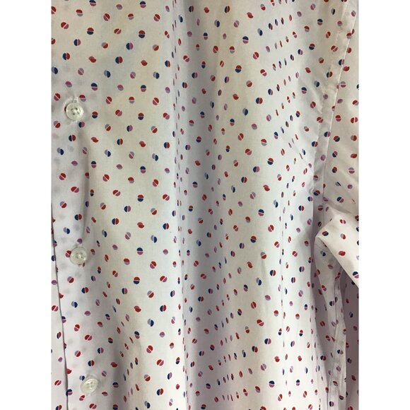 NWT Sexy Ben Sherman XL Button Down Shirt Geo Print 💜 - Picture 3 of 8